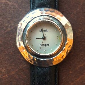 Silpada  Silver Hammered Watch